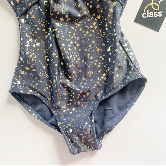 ⭐️NWT Art Class Blue Gold Moon Star Swimsuit - Picture 5 of 9